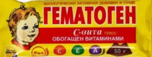 Гематоген С-вита Сердце Континента Плитка 50г произодства Фарм-Про ООО