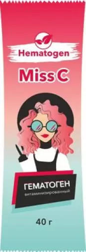 Гематоген Витаминизированный Плитка 40г произодства Сибирское здоровье