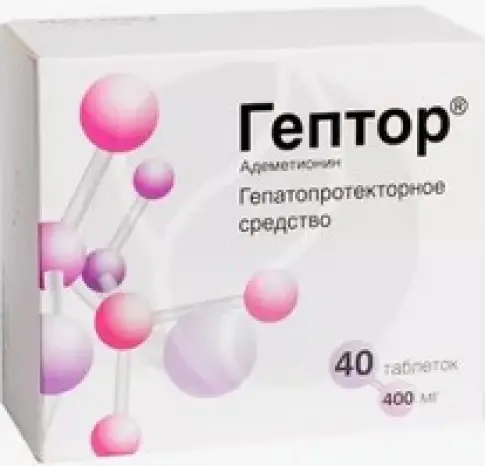 Гептор Таблетки п/о 400 мг №40