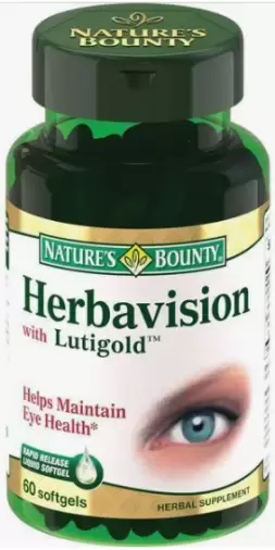 Гербавижн и Лютиголд Капсулы 241мг №60 произодства Нэйчерс Баунти