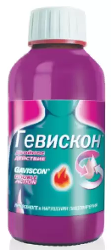 Гевискон Двойное действие Суспензия 300мл
