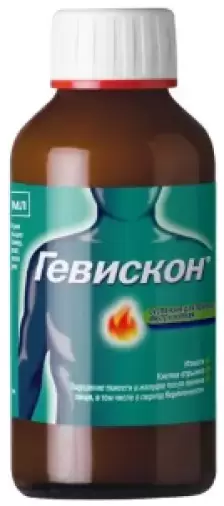 Гевискон Суспензия со вк.мяты 300мл произодства Рекитт Бенкизер Хелскэр Лтд.