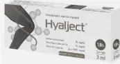 Гиалджект имплантат вязкоэластичный стерильн. Шприц 1.8% 3мл №1 от ФБК ООО
