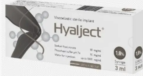Гиалджект имплантат вязкоэластичный стерильн. Шприц 1.8% 3мл №1 произодства ФБК ООО