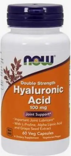 Гиалуроновая кислота двойной силы Капсулы №60 произодства НауФудс