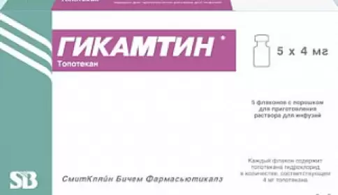 Гикамтин Порошок д/инфузии 4мг 5мл №5 произодства ГлаксоСмитКляйн (GSK)