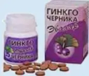 Гинкго-Черника Таблетки 200мг №60 от Международная аптека