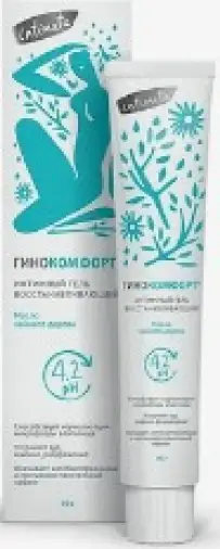 Гинокомфорт гель интимный восстанавливающий Туба 50мл произодства Вертекс ЗАО