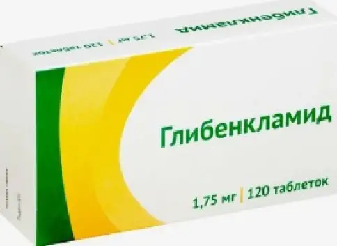 Глибенкламид Таблетки 1.75мг №120 в Новороссийске