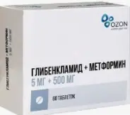 Аналог Глибомет: Глибенкламид+Метформин