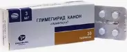 Глимепирид Таблетки 3мг №30 от ЗДОРОВ ру Славянский б-р