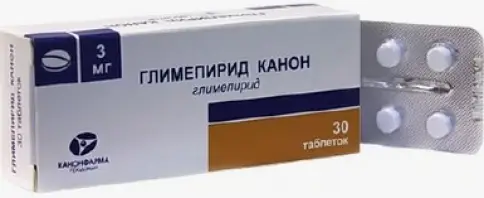 Глимепирид Таблетки 3мг №30 в Раменском