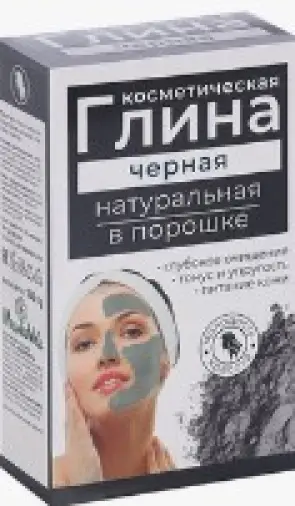 Глина чёрная Упаковка 100г произодства Вирсавия ООО