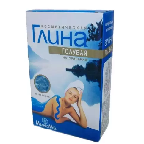 Глина голубая Упаковка 100г произодства Вирсавия ООО