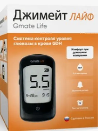Глюкометр Джимейт Лайф Gmate Life Упаковка №1