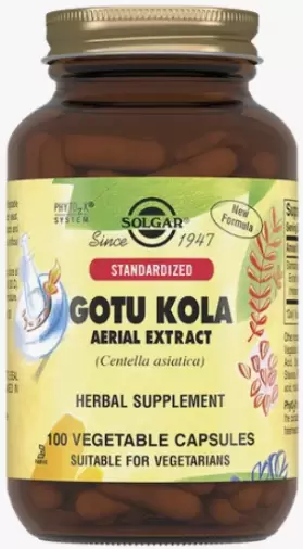 Готу Кола Капсулы 424мг №100 произодства Солгар