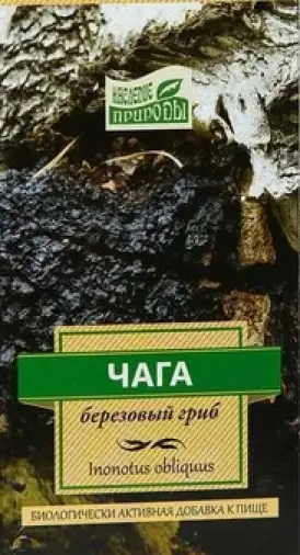Гриб чага Упаковка 50г