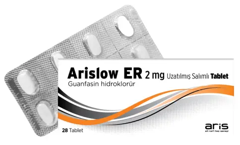 Гуанфацин (Arislow ER) Таблетки 2 мг №28