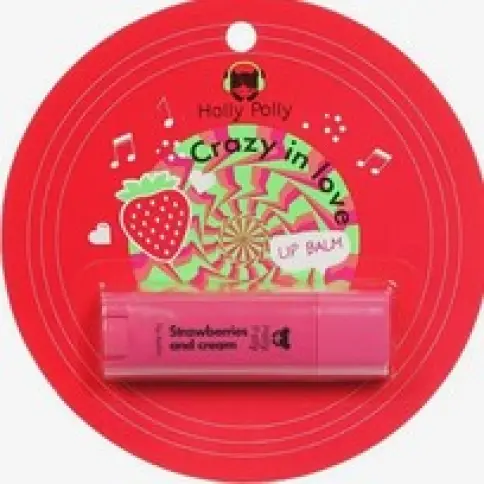 Holly Polly Бальзам для губ Стик (Crazy in Love Клубника со сливками) 4.8г произодства Не определен