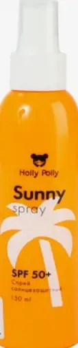 Holly Polly Sunny спрей солнцезащитный для лица и тела Флакон (SPF 50+) 150мл произодства Не определен