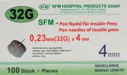 Иглы для инсулиновых шприц-ручек SFM