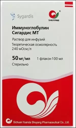 Иммуноглобулин чел.норм.для в/в Флакон 5% 100мл