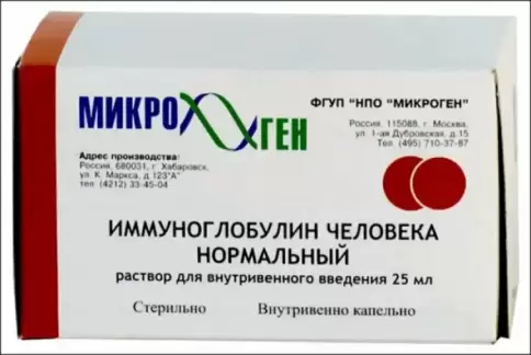 Иммуноглобулин чел.норм.для в/в