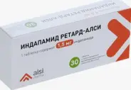 Индапамид Таблетки пролонгир.действ. 1.5мг №30 от Магнит Аптека Кронштадтский б-р 30 Б