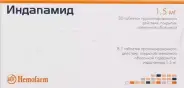 Индапамид Таблетки пролонгир.действ. 1.5мг №30 в Домодедово от Аптека UMT