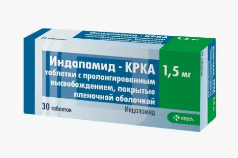 Индапамид Таблетки пролонгир.действ. 1.5 мг №30