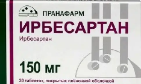Ирбесартан Таблетки 150 мг №30