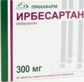 Ирбесартан Таблетки 300мг №30 от Не определен