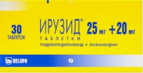 Ирузид Таблетки 20мг+25мг №30 в Балашихе