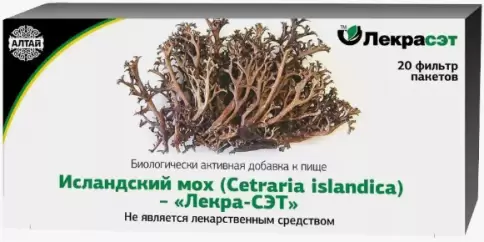 Исландский мох (цетрария)