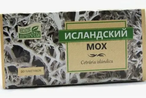 Исландский мох (цетрария) Фильтр-пакеты 2г №20 в Волгограде