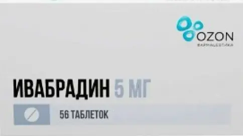 Ивабрадин Таблетки п/о 5мг №56 произодства Озон ФК ООО