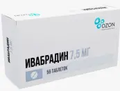 Ивабрадин Таблетки п/о 7.5мг №56 от Озон ФК ООО