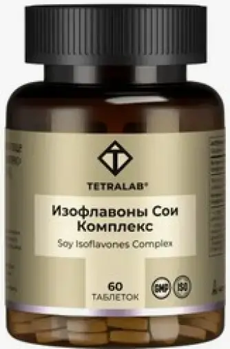 Изофлавоны сои Премиум Tetralab Таблетки №60 произодства Квадрат С