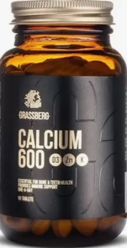 Кальций 600, Д3, Цинк, К Grassberg Таблетки 1905мг №60 произодства Грассберг