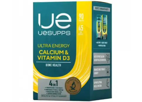 Кальций Д3 UESUPPS Ultra Energy Таблетки 1000мг+800МЕ №90 произодства Ultra energy supplements (Ультра Энерджи)