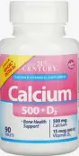 Кальций Д3 Таблетки 500мг+600МЕ №90 от 21st Century
