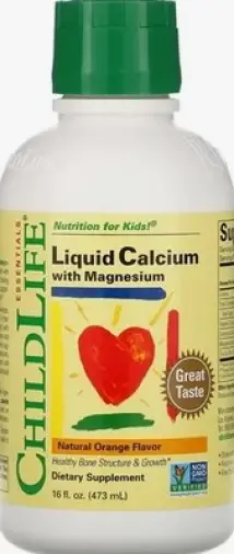 Кальций Магний ChildLife Essentials Флакон 474мл произодства ChildLife (ЧаилдЛайф)
