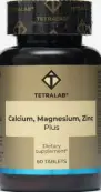 Кальций+магний+цинк Плюс Tetralab Таблетки 1600мг №60 от Квадрат С