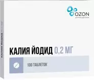 Калия йодид Таблетки 200мкг №100 в Архангельске