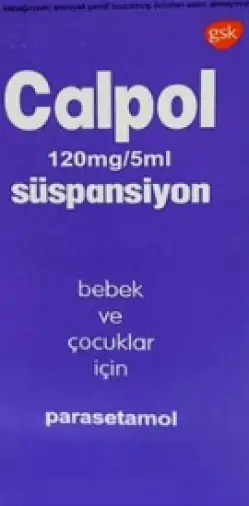 Калпол Суспензия 120мг/5мл 150мл произодства ГлаксоСмитКляйн, Турция