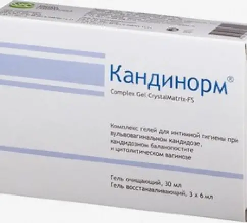 Кандинорм Комплекс гель Набор гелей вагин. 30мл+6мл №3 произодства Эманси Лаборатория
