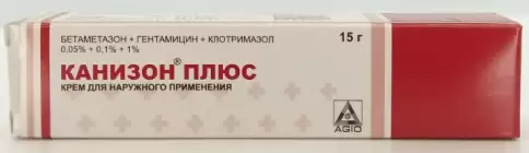 Канизон плюс Крем 15г произодства Аджио Фармасьютикалз Лтд.