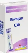 Кантарис гранулы гомеопат. Разведение С30 4г от Буарон Лаборатория