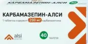 Карбамазепин Таблетки 200мг №40 от Не определен