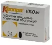 Кеппра Таблетки п/о 1г №30 от ЮСБ Фарма